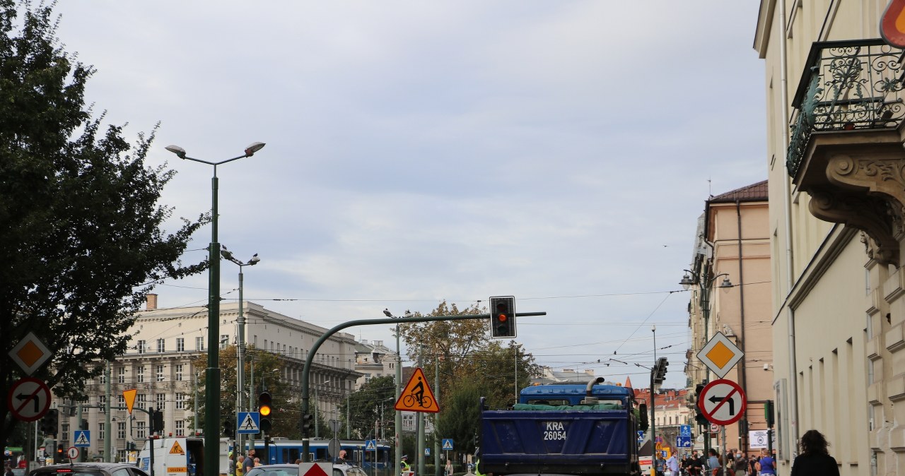 Protest przedsiębiorców na krakowskim Kazimierzu 
