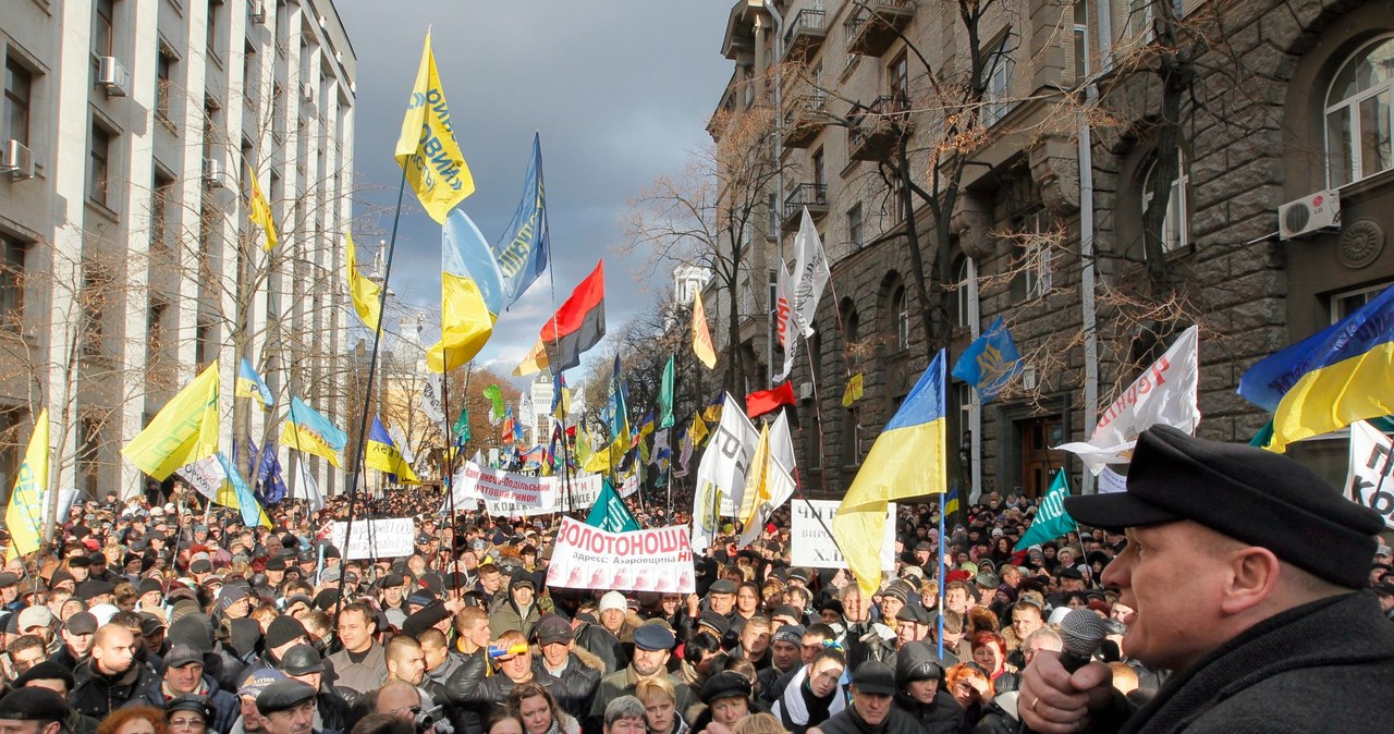 Protest przedsiębiorców na Ukrainie