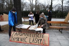 Protest przedsiębiorców przed KPRM