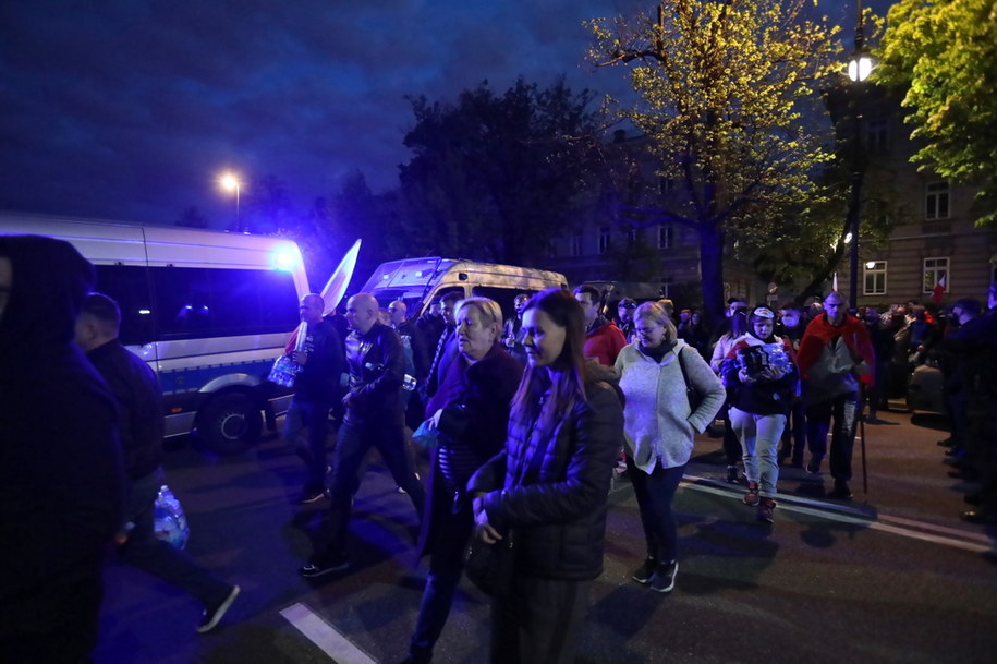 Protest przedsiębiorców w centrum Warszawy /	Wojciech Olkuśnik /PAP
