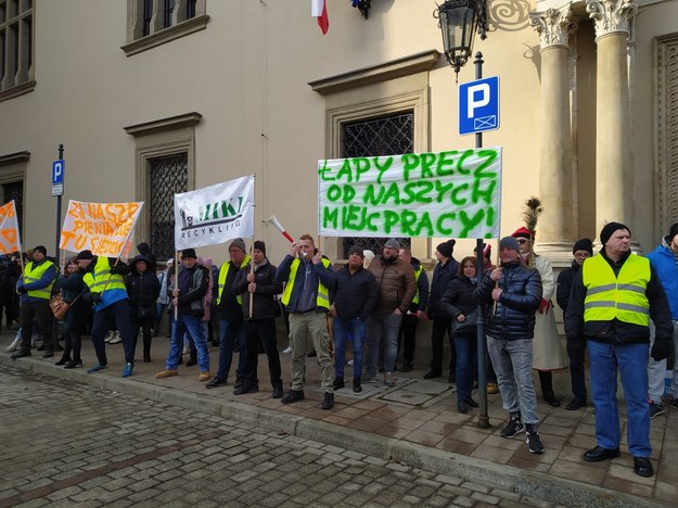 Protest przedsiębiorców w Krakowie /Przemysław Błaszczyk /RMF MAXX