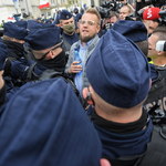 Protest przedsiębiorców w Warszawie. Paweł Tanajno zatrzymany