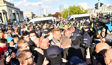 Protest przedsiębiorców w Warszawie