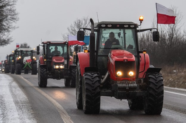 Protest rolników 24 stycznia br. /Wojtek Jargiło /PAP