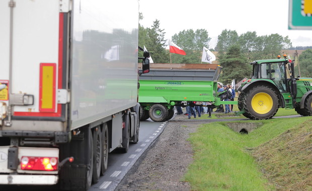 Protest rolników. Blokady w kilkunastu miejscach Polski