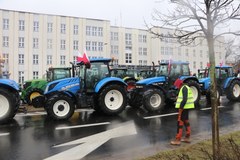 Protest rolników i myśliwych w Częstochowie 