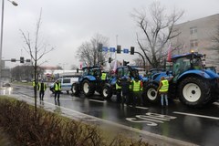 Protest rolników i myśliwych w Częstochowie 