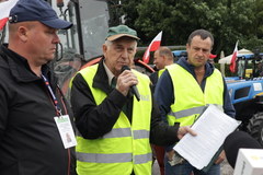 Protest rolników na Mazowszu