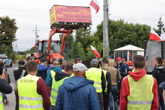 Protest rolników na Mazowszu