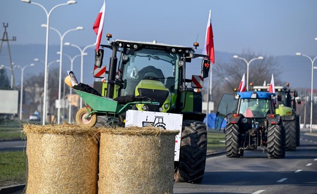 Protest rolników na Podkarpaciu. Zablokowana jest A4 i S19 