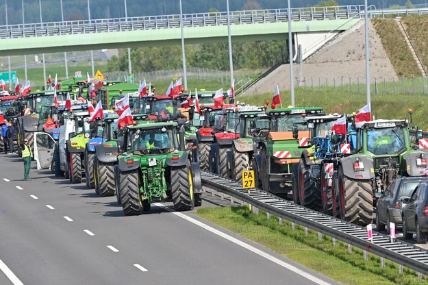 Protest rolników na S3 (zdjęcie archiwalne) / 	Marcin Bielecki    /PAP