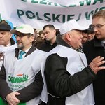 Protest rolników przed resortem rolnictwa