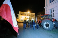 Protest rolników przed Urzędem Wojewódzkim w Bydgoszczy 