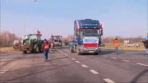 Protest rolników przy granicy z Ukrainą. Zablokowana droga 