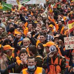 Protest rolników w centrum Madrytu. Było ich od 100 do 400 tysięcy