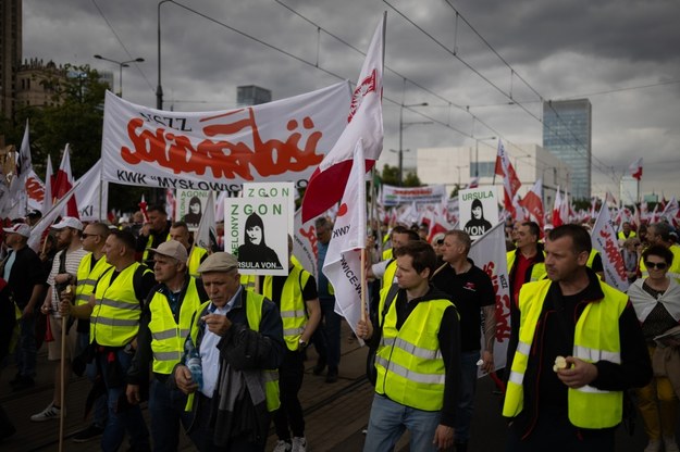 Protest rolników w centrum Warszawy /Michał Dukaczewski /RMF FM