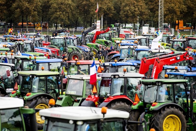 Protest rolników w Holandii /Sem van der Wal /PAP/EPA