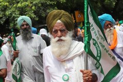 Protest rolników w Indiach