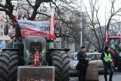Protest rolników w Katowicach. Galeria