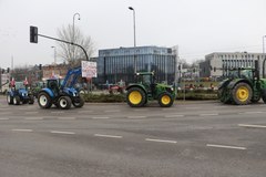 Protest rolników w Krakowie 