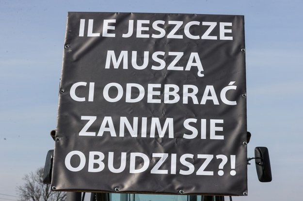 Protest rolników w Łódzi /Marian Zubrzycki /PAP