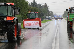 Protest rolników w Małopolsce