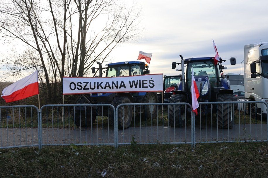 Protest rolników w Medyce /Jacek Skóra /RMF FM
