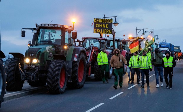 Protest rolników w Niemczech, większość popiera demonstracje