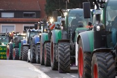 Protest rolników w Niemczech