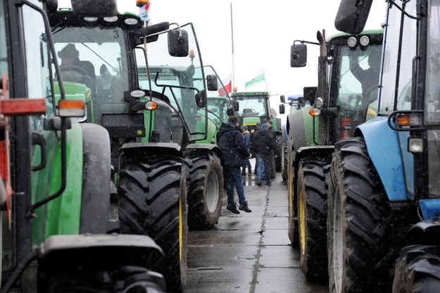 Protest rolników w Pyrzycach w Zachodniopomorskiem /Marcin Bielecki /PAP