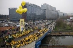 PROTEST ROLNIKÓW W STRASBURGU