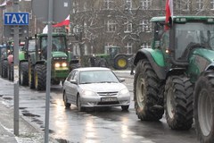 Protest rolników w Szczecinie. Centrum miasta zablokowane