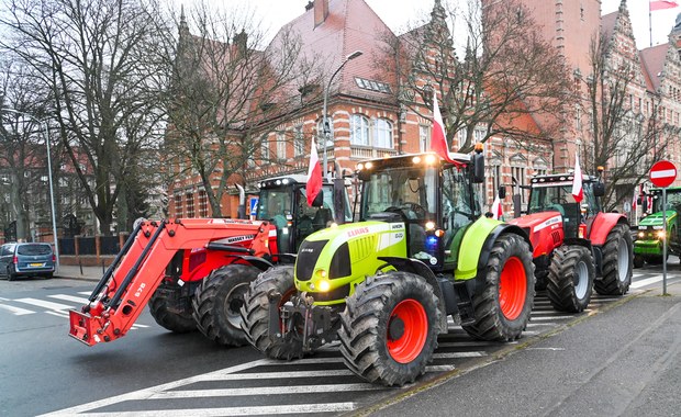 Protest rolników w Szczecinie: Pojechali do wojewody