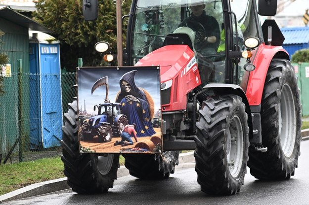 Protest rolników w Szczecinie /	Marcin Bielecki   /PAP