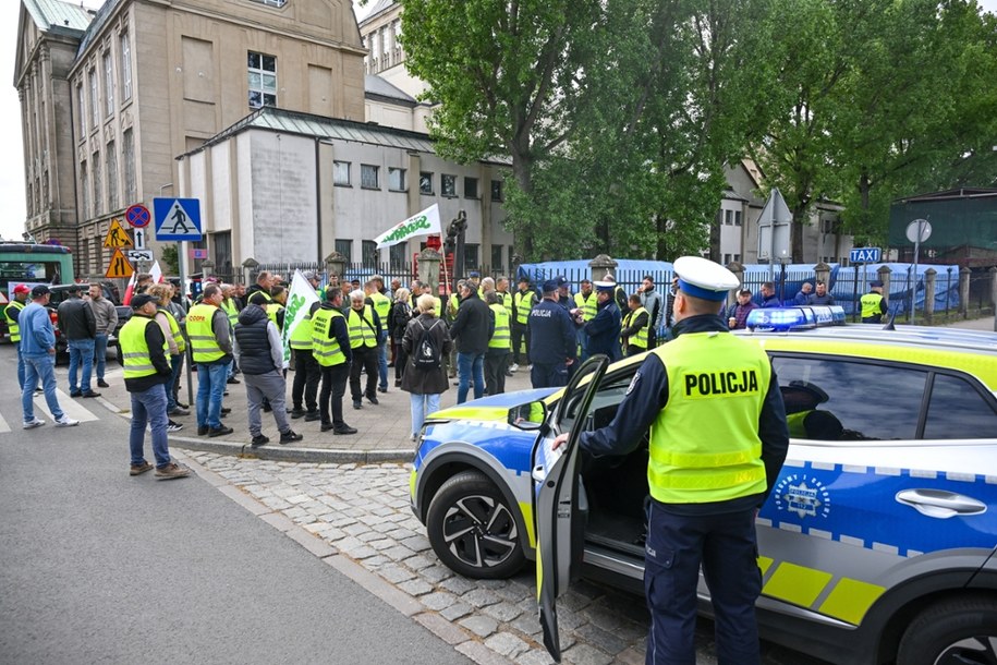 Protest rolników w Szczecinie / 	Marcin Bielecki    /PAP