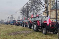 Protest rolników w Tychach