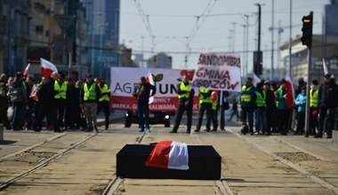 Protest rolników w Warszawie