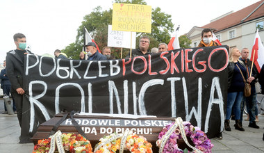 Protest rolników w Warszawie