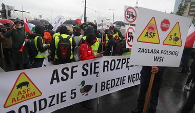 Protest rolników w Warszawie