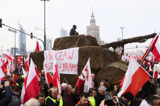 Protest rolników w Warszawie / 	Leszek Szymański    /PAP