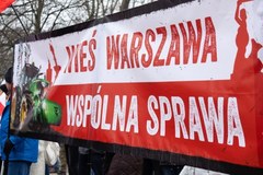 Protest rolników w Warszawie 