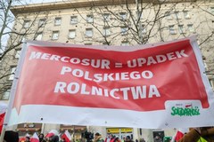 Protest rolników w Warszawie 