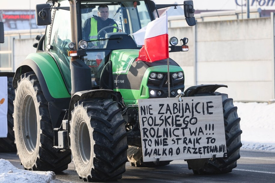 Protest rolników w Warszawie /Rafał Guz /PAP
