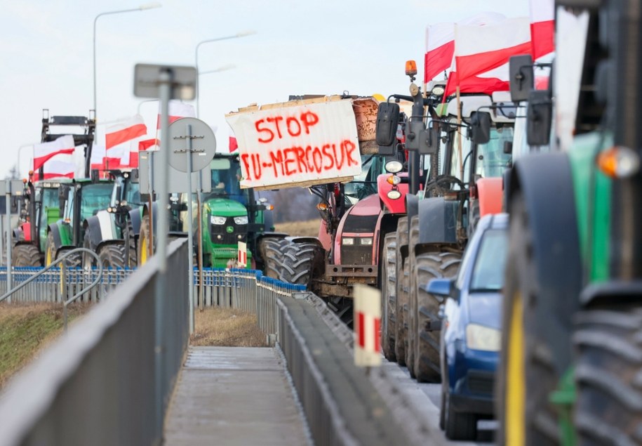 Protest rolników z 30 grudnia 2025 r. /	Wojciech Olkuśnik /East News