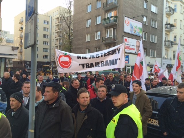 Protest rolników /Mariusz PIekarski /RMF FM