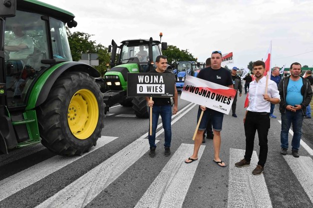 Protest rolników /	Grzegorz Michałowski   /PAP