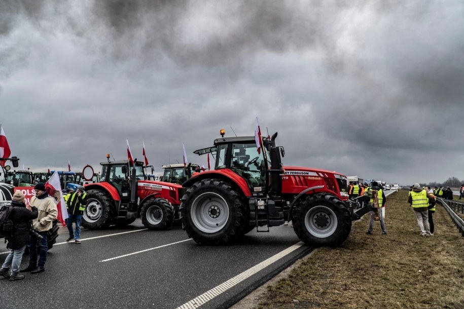 Protest rolników /KPP Nowy Dwór /Policja