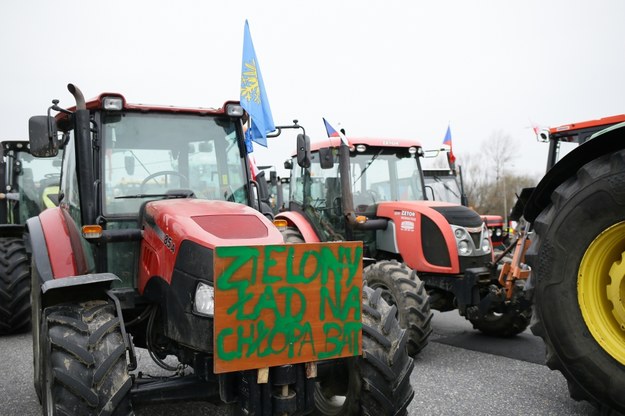 Protest rolników /Jarek Praszkiewicz /PAP/EPA