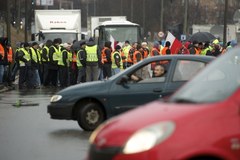 Protest rybaków w Gdańsku