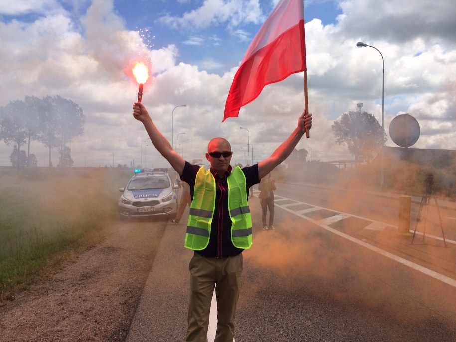 Protest rybaków /Kuba Kaługa /RMF FM